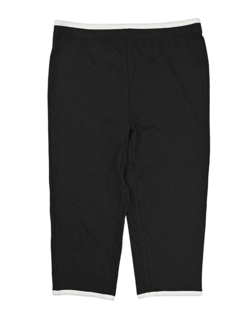 Marjon SoftKnit Capri Pants in Jet Contrast